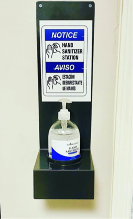 Hand Sanitizer and Lotion Holder. Available in all colors. 