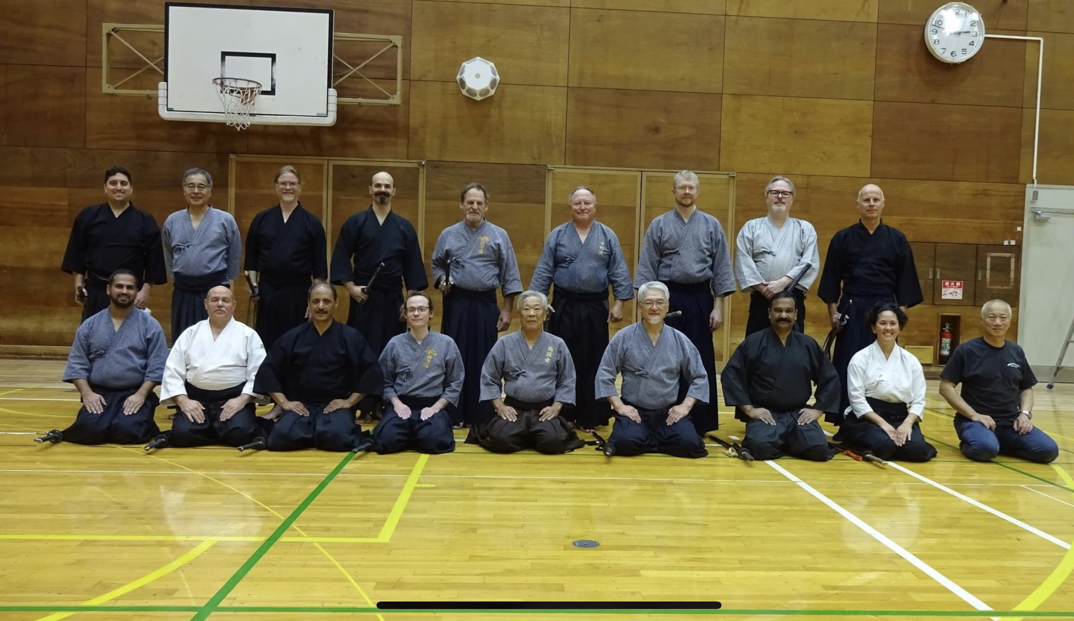 Wednesday pre-taikai practice group.