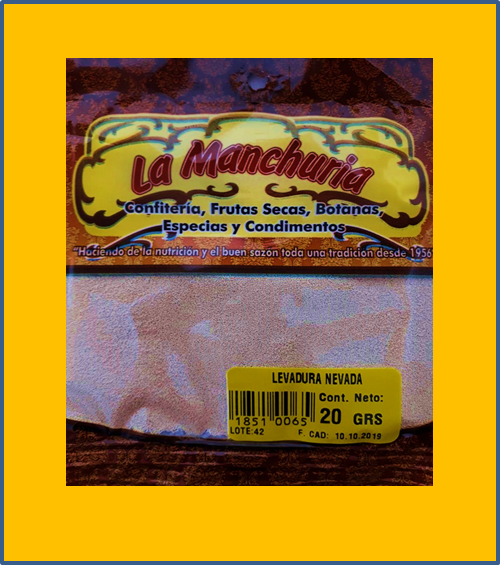 LEVADURA NEVADA
20 GRS