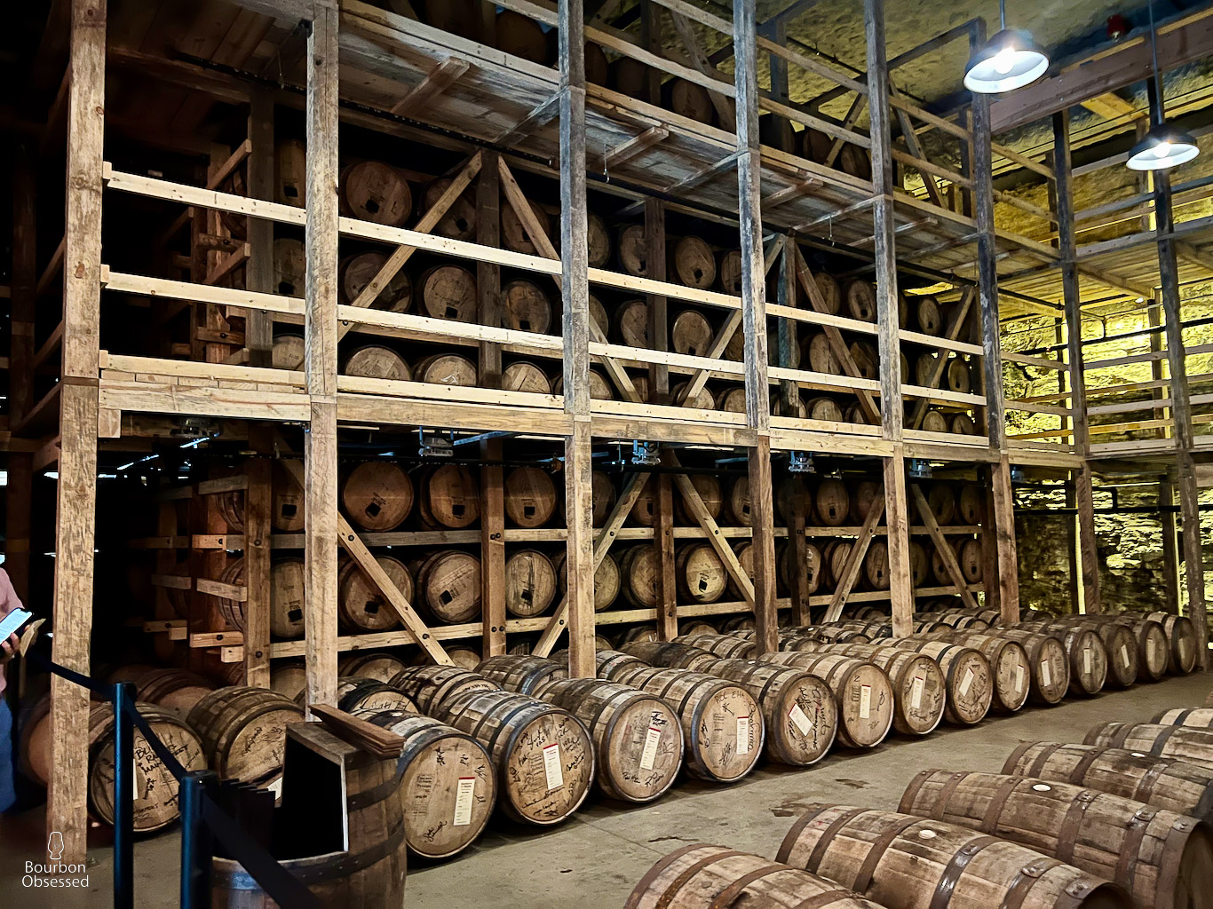 Limestone Cellar - Barrels - Maker's Mark Distillery 