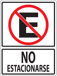 No estacionarse (25cm. x 35cm.)