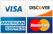 We accept Visa, Discover, American Express and MasterCard.||||
