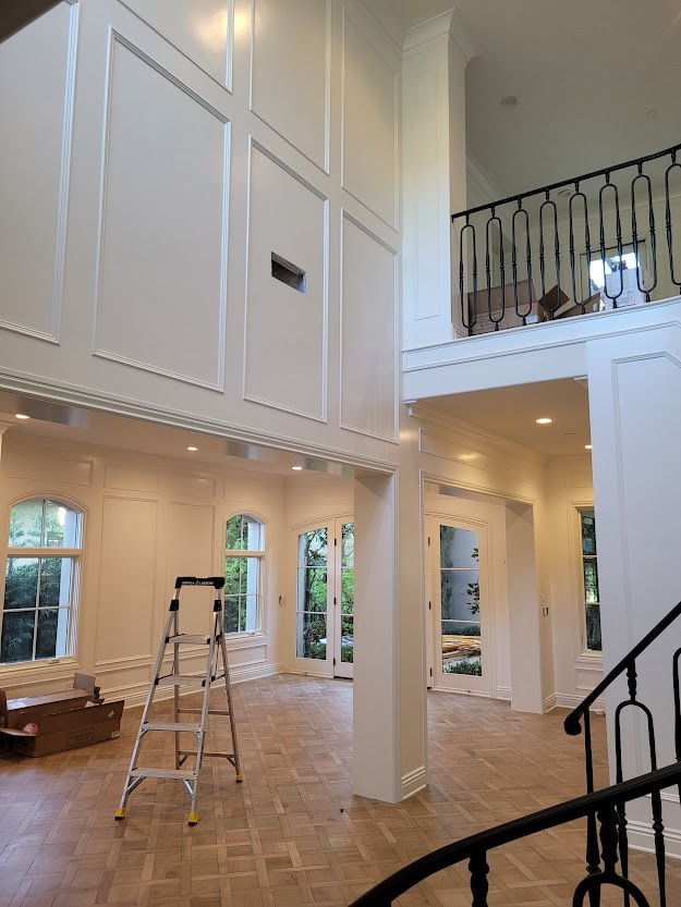 Newport Coast - Traditional White Satin and Walnut