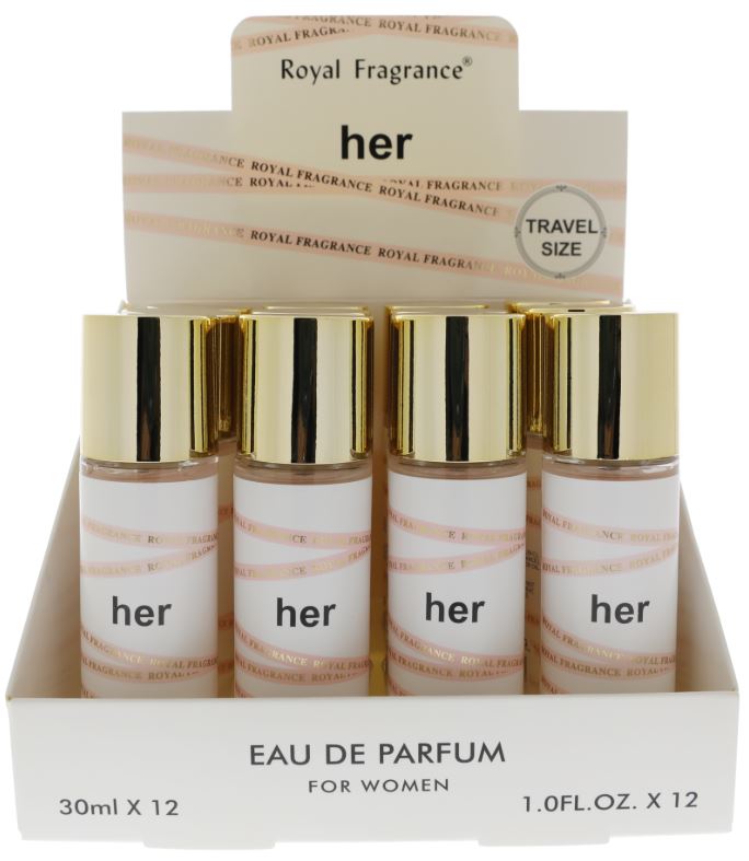 HER TRAVEL SPRAYS  
12 PC DISPLAY
52206