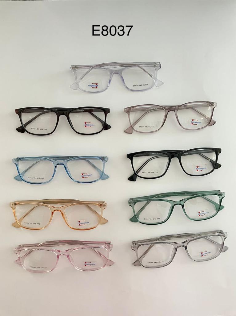 Modelo: E8037
Colores Translucidos: Cafe, Negro brilloso, Gris, Amarillo, Verde, Humo, Lila, Cafe Claro y Azul
Colores Difuminados: Cafe, Rojo, Morado, Azul, Negro/Transparente y Negro/azul