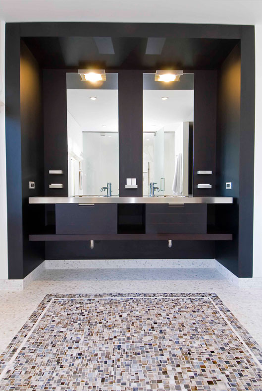 Wooden Bathroom Cabinetry
