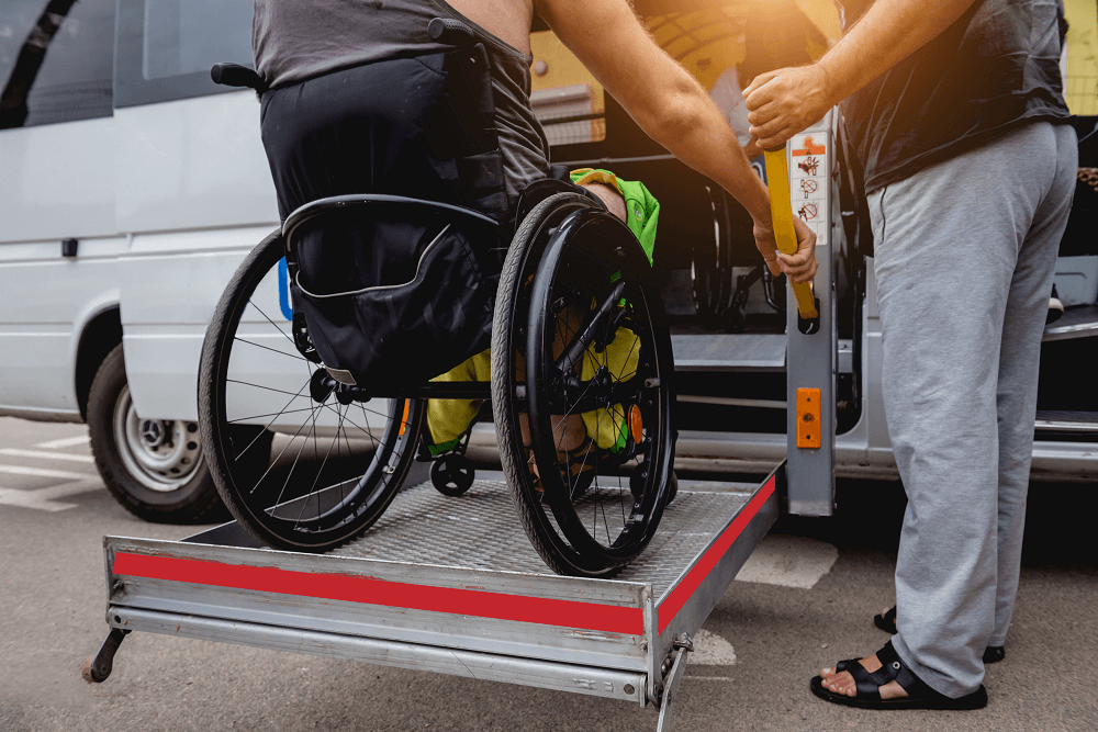 Wheelchair/Scooter Lift into Van