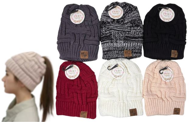 LB-432
LADY BEANIE PONYTAIL CAP
812462033942
144 CS/PACK