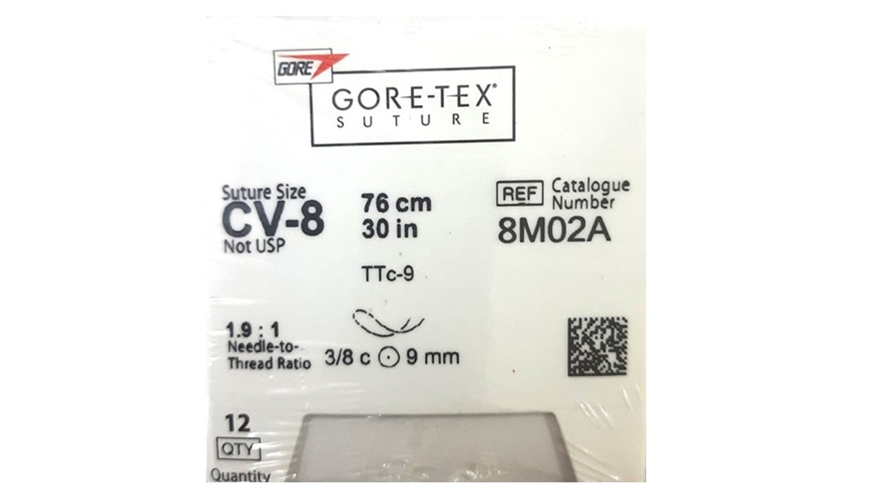 SUTURA  GORE-TEX  CV-8