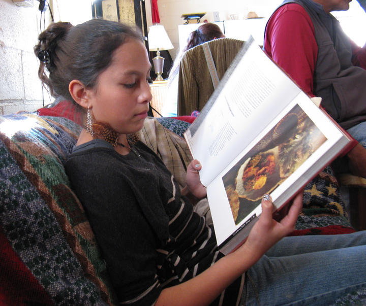 Bri contemplating some new recipes for next year.