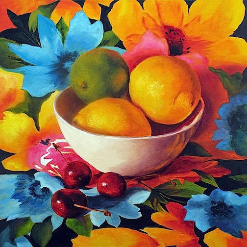 Cherry Surprise
20x20
Oil on canvas