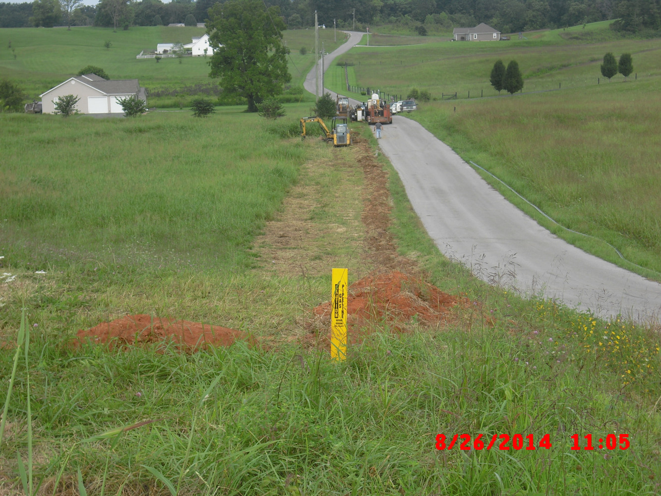 Caution Gas Pipeline