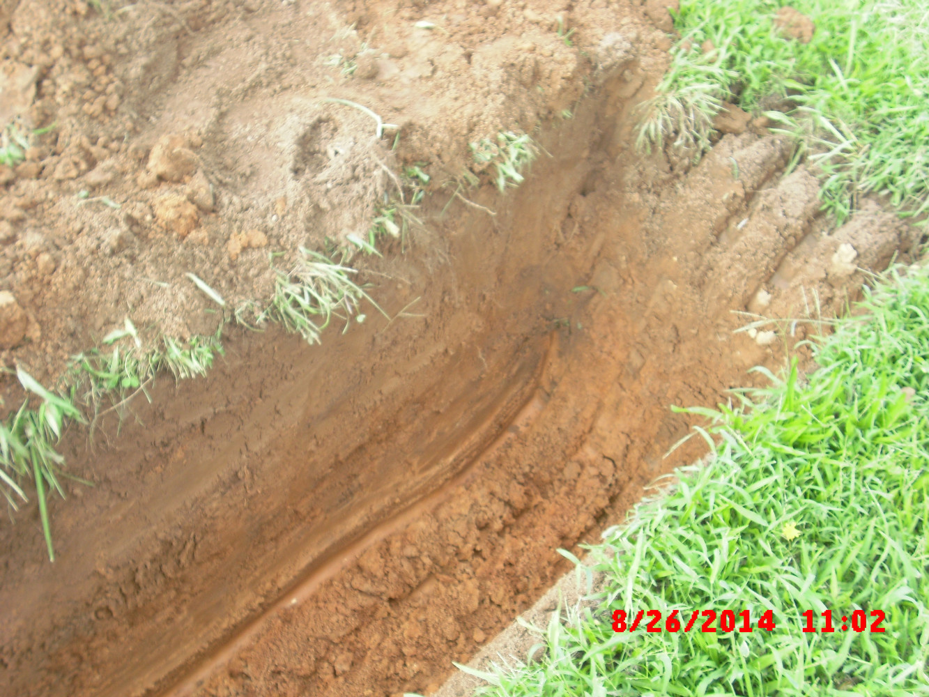 Trench At Sewell Mountain Road