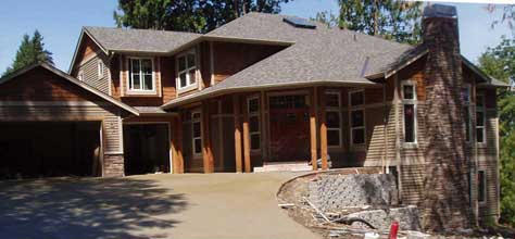 (After) Kenmore Wa, cedar siding and cedar shingles