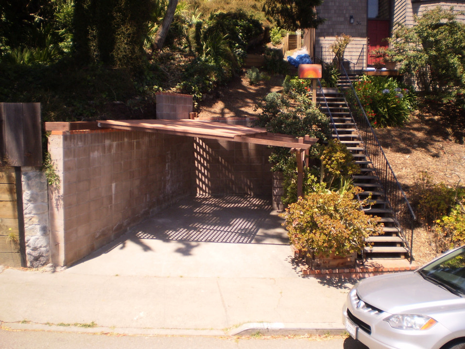 New Carport where there was none.