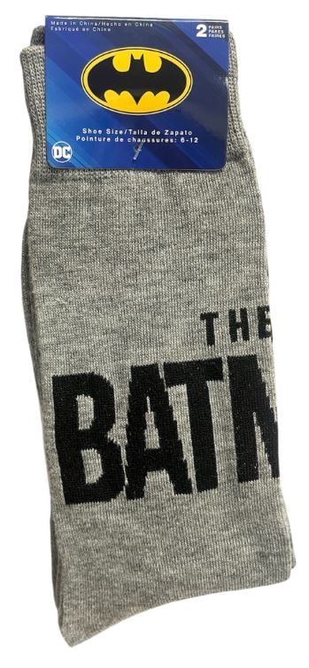 43BM127MCCZA-LGH
2PK BATMAN SOCKS 6-12
UPC 193159192648
60 CS PACK