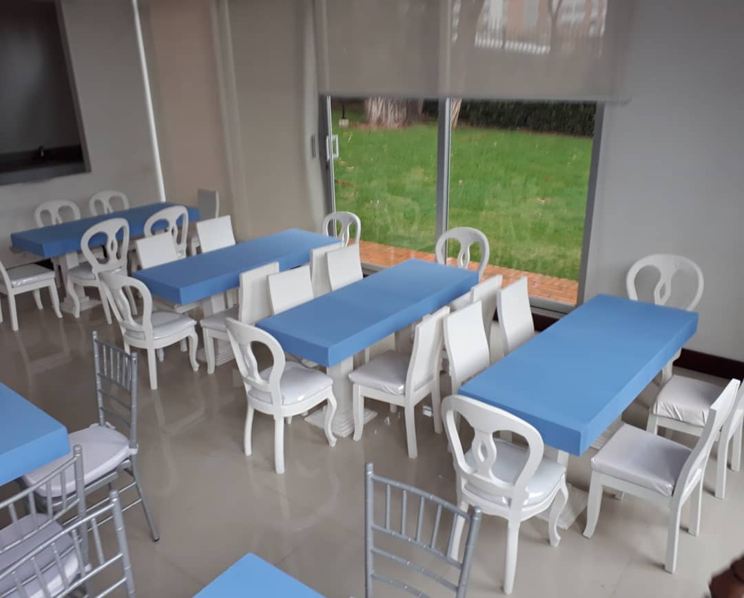 Sillas Venecia para niños
Alquiler
$ 7.000
Sillas Napoleon para niños
Alquiler
$ 7.000
Mesa tapizada para niños
$50.000
medidas 1.50mX55cm