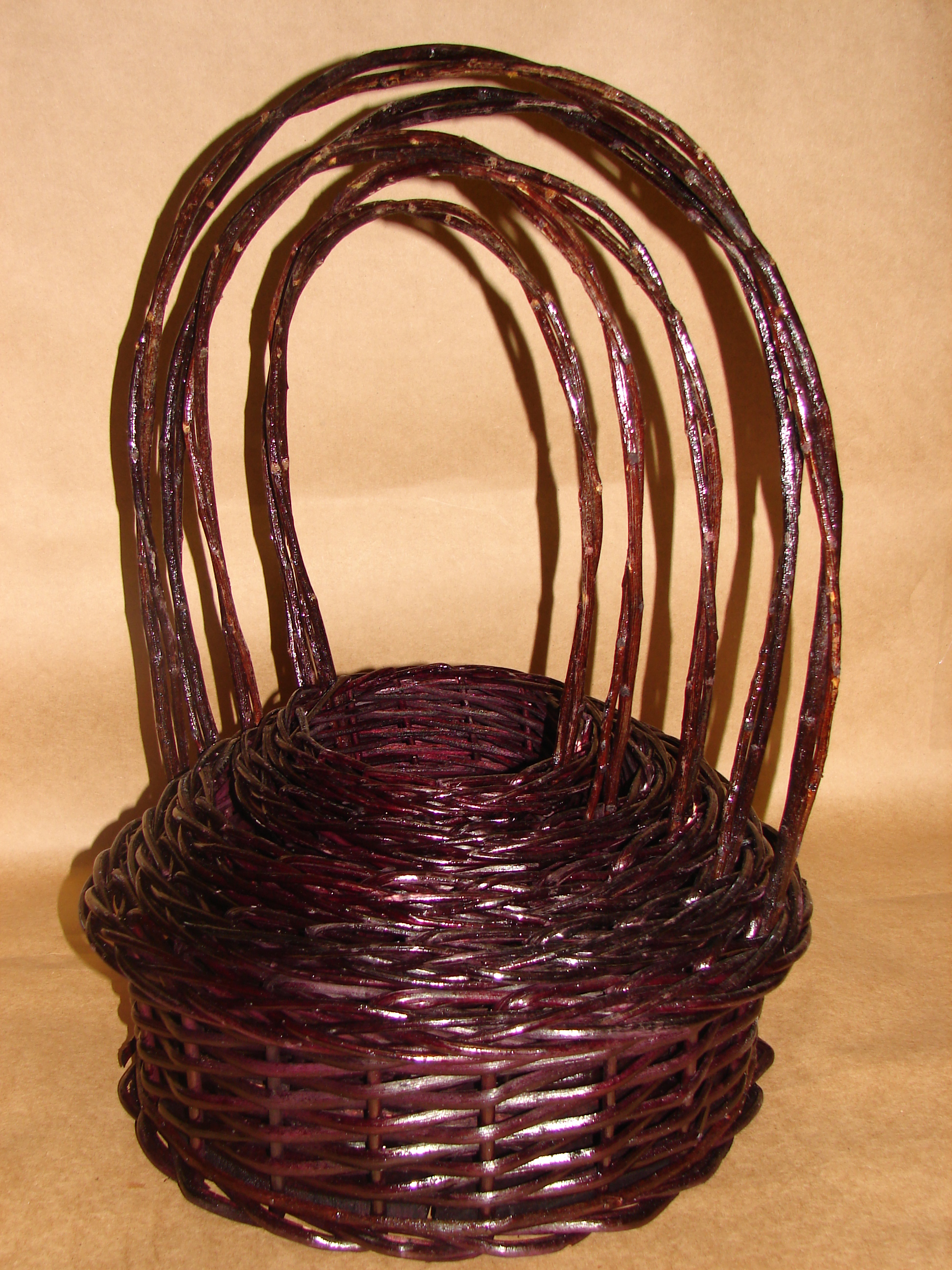 Juego de 5 Canastas de mimbre