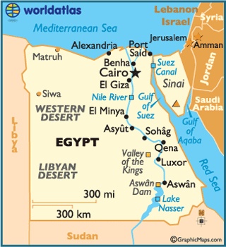 Egypt Map
