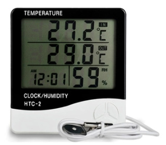 HTC-2
Termohigrómetro Digital con sensor externo