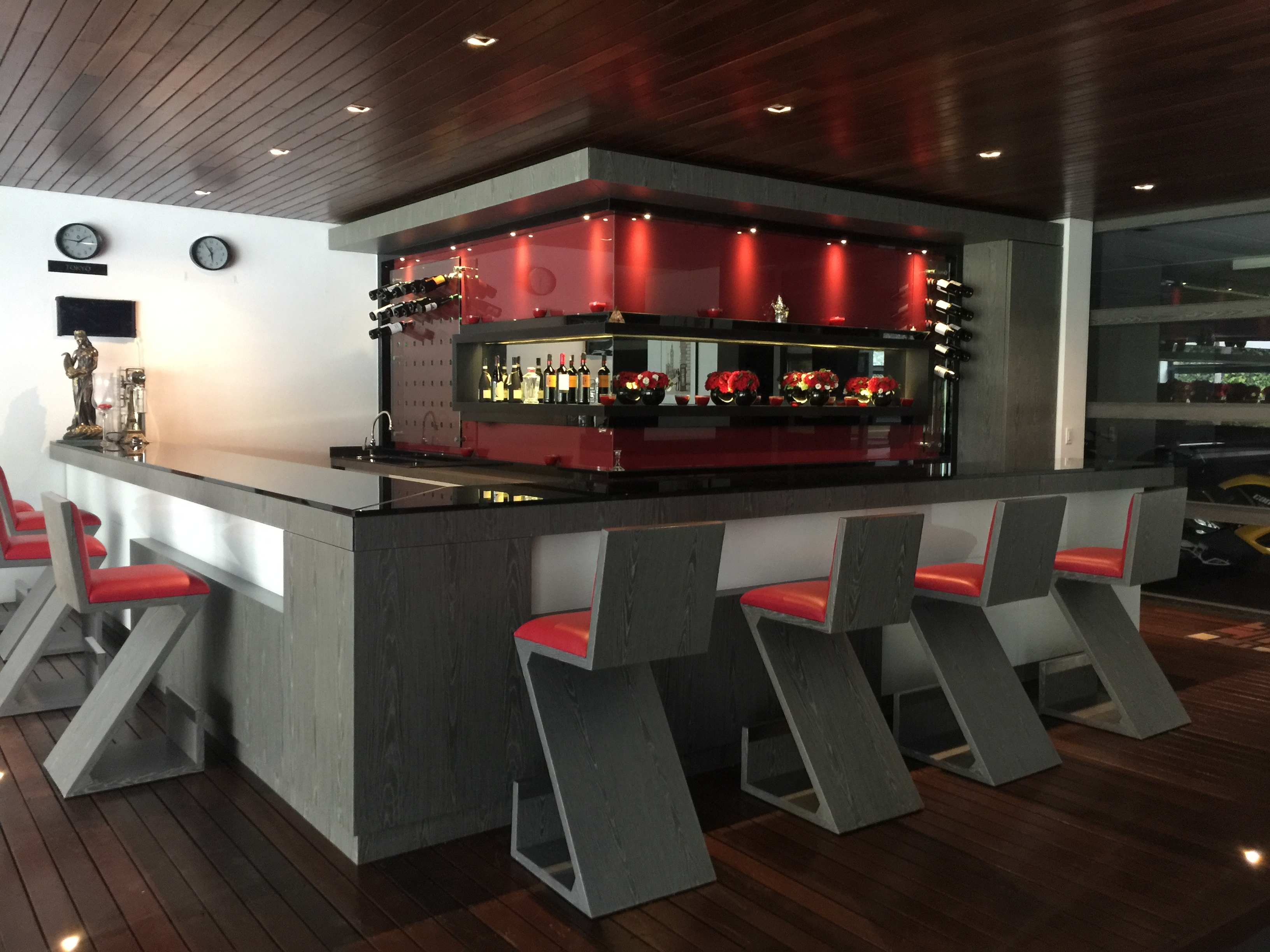 Barra, contrabarra y cava en proyecto de Casa Valle Escondido, Edo. Mex.