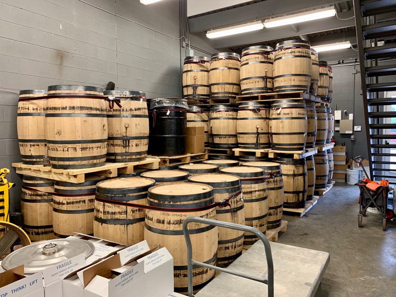 Nashville Craft Distillery - Barrel Aging Area