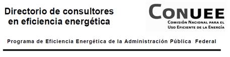 Formamos parte del Padrón de Consultores Especializados de la “CONUEE”.