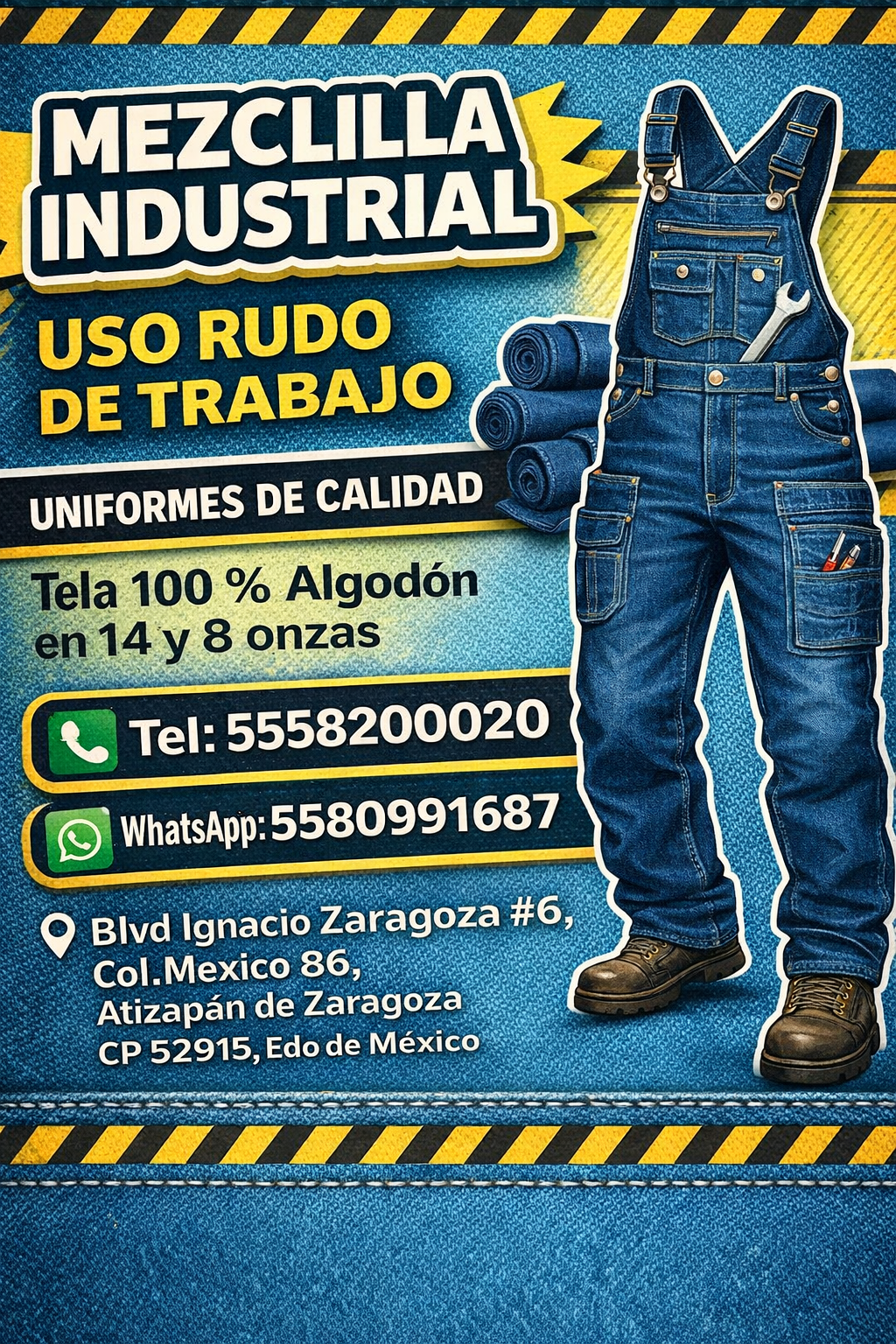 ????????‍♂️ UNIFORME DE MEZCLILLA ????‍♂️????