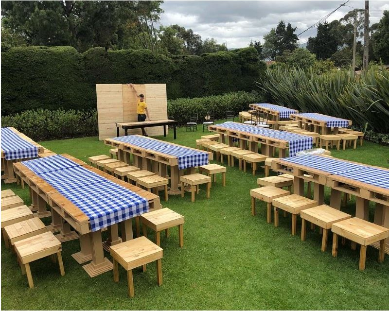 Bancas Naturales Modelo Palet
Medidas: 43cm Altura
43cm Ancho
Alquiler $5.000