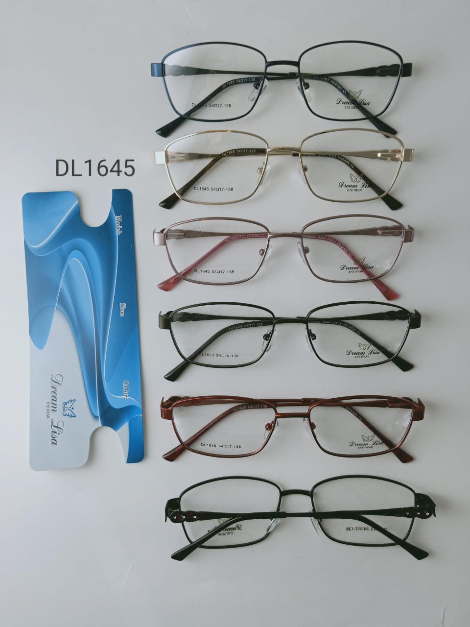 Modelo: DL1645
Colores: Vino, Azul, Cafe, Rosa, Negro y Dorado