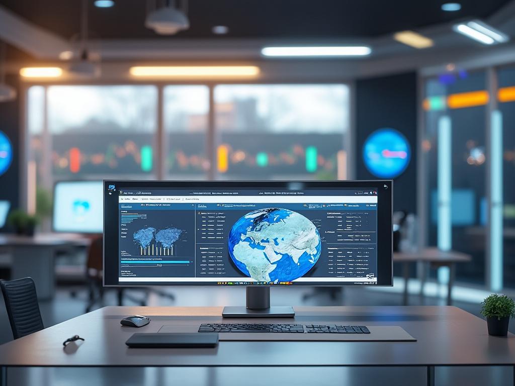 Avión despegando al atardecer con cielo nublado.