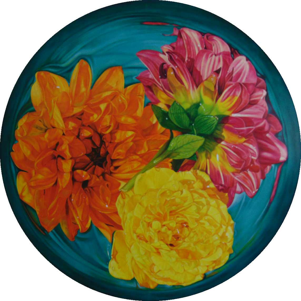 Técnica: Óleo/Madera
Dimensión: 2mts diámetro