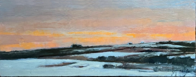 Hipschen, Seiverding Ridge, 6" x 15" Oil