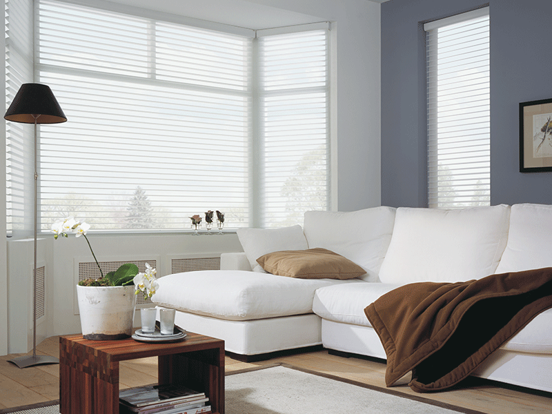 PERSIANAS MIRAGE ESTILO SHANGRI LA, COMBINACIÓN DE TEJIFO TRASLÚCIDO CON DISEÑO HORIZONTAL