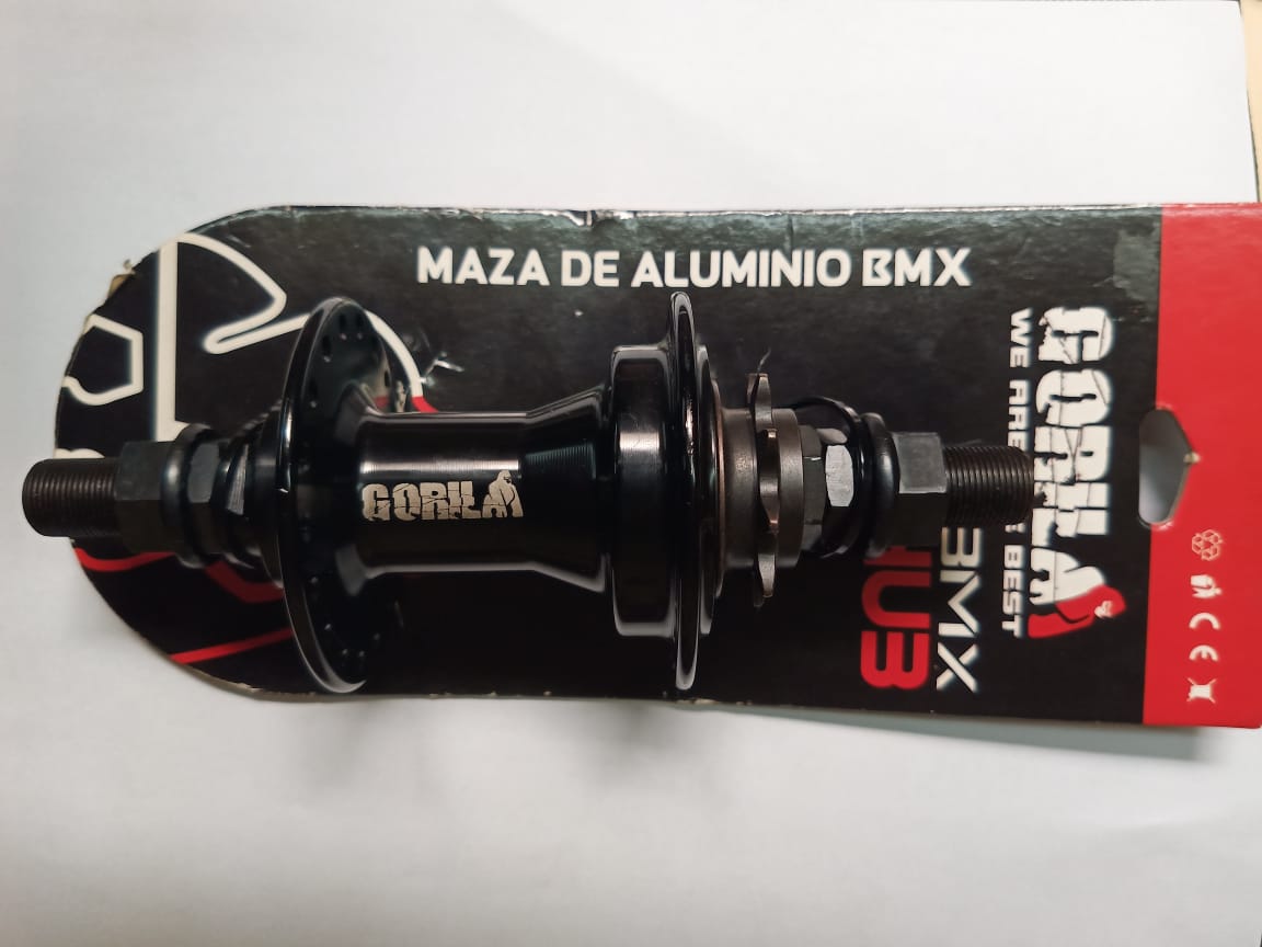 Maza BMX eje 14mm grueso Gorila