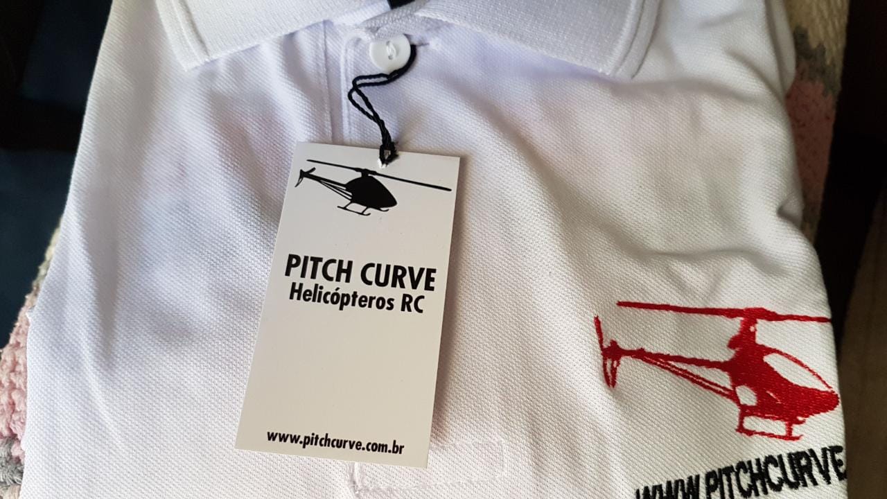 Camisa Gola Pólo Branca