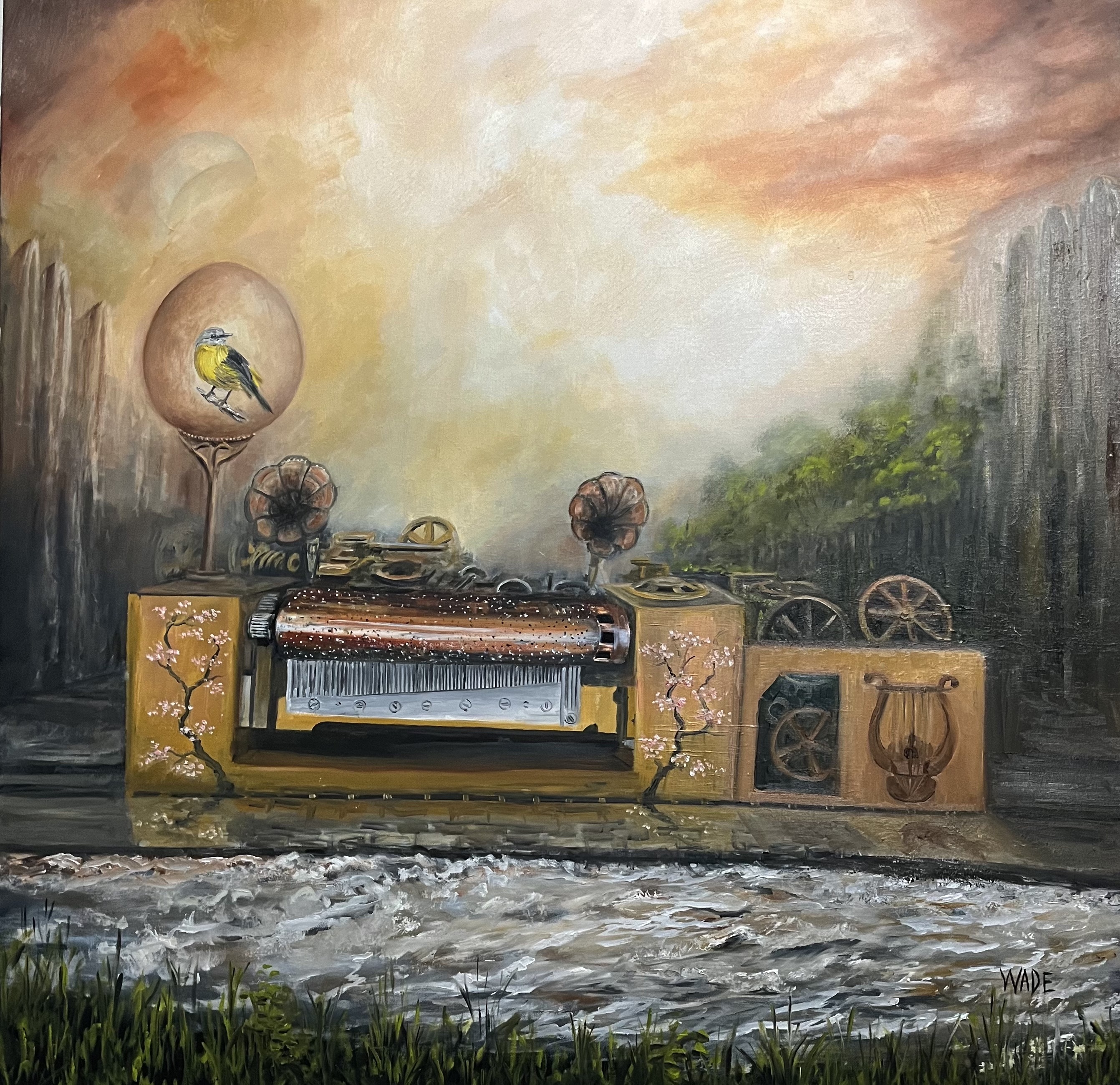 Music Box
Oil
36" X 36"
$400.