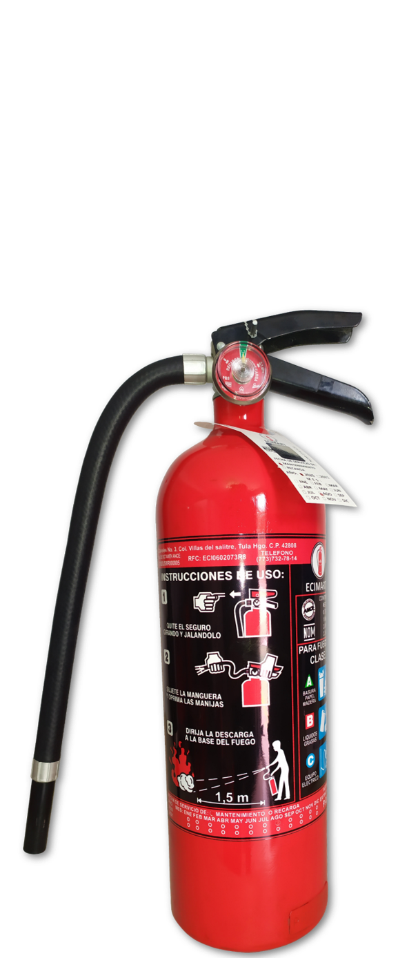     MANTTO. Y RECARGA EXT.  
    PQS 2,3 KG.