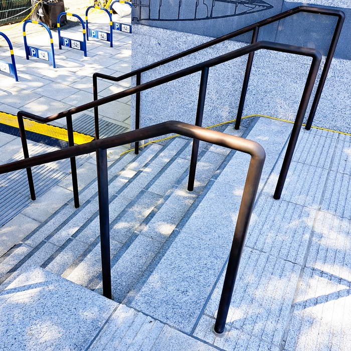 Putney Embankment handrails Artistic Metals bronze coating AM.7.