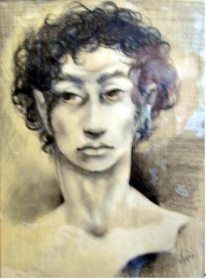 Man with dark hair by William Girard