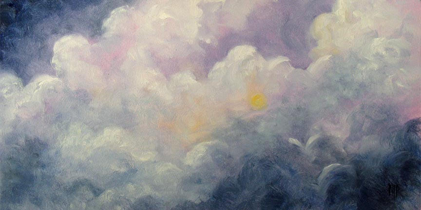Toward Heaven - 6"x12" Oil on Panel 
SOLD 