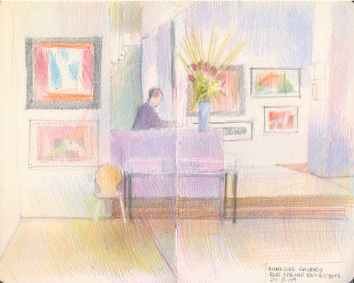 Bankside Gallery - reception