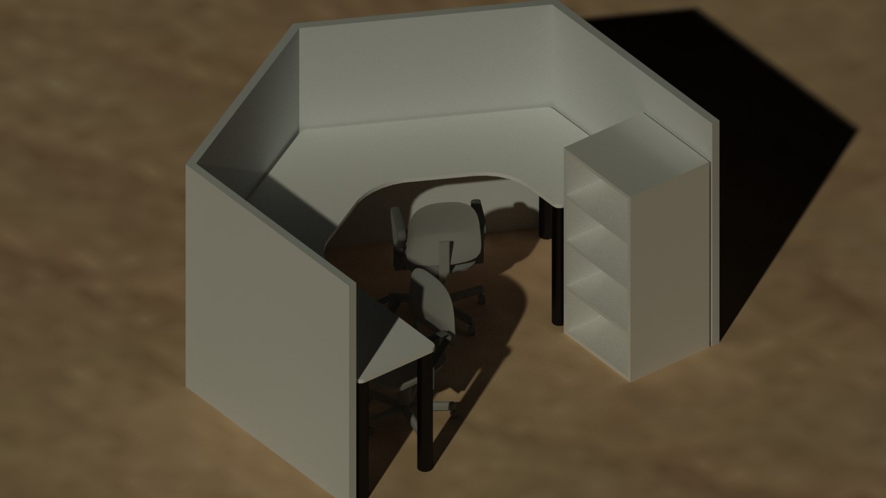 Propuesta oficina pentagonales para el Instituto Carlos Slim de la Salud