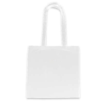 Plain white tote bag