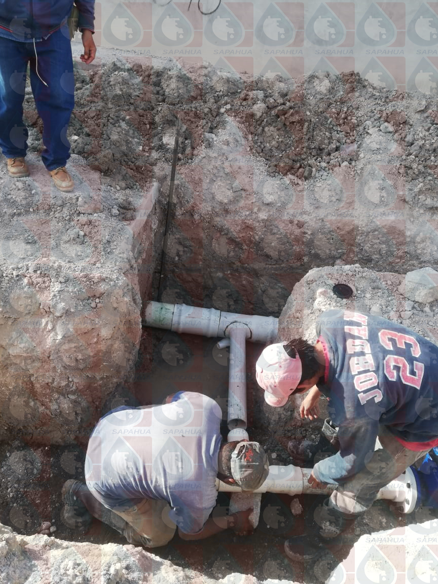 Interconexión de la línea general de agua en c. Nicolás Bravo col san Rafael     
Mes: Diciembre