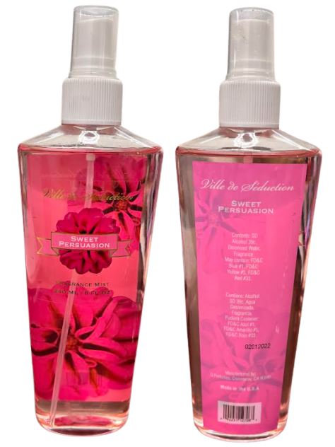 VSBM-SP  
FRAGRANCE MIST-SWEET PERSUASION 8 OZ
24 CS
