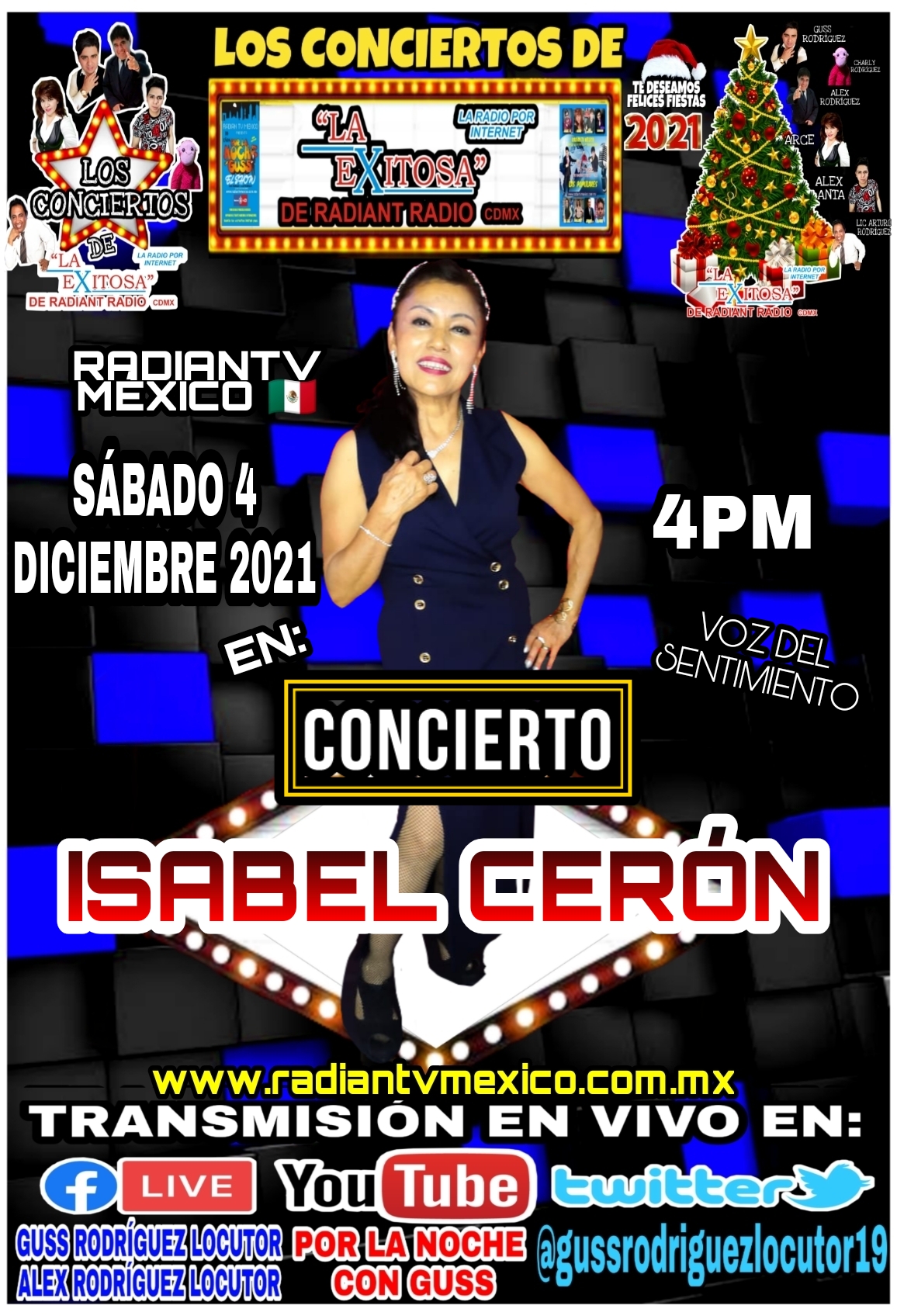 nieve kaliente en conicerto sabado 21 agosto 2021 2pm la exitosa de radiantv mexico