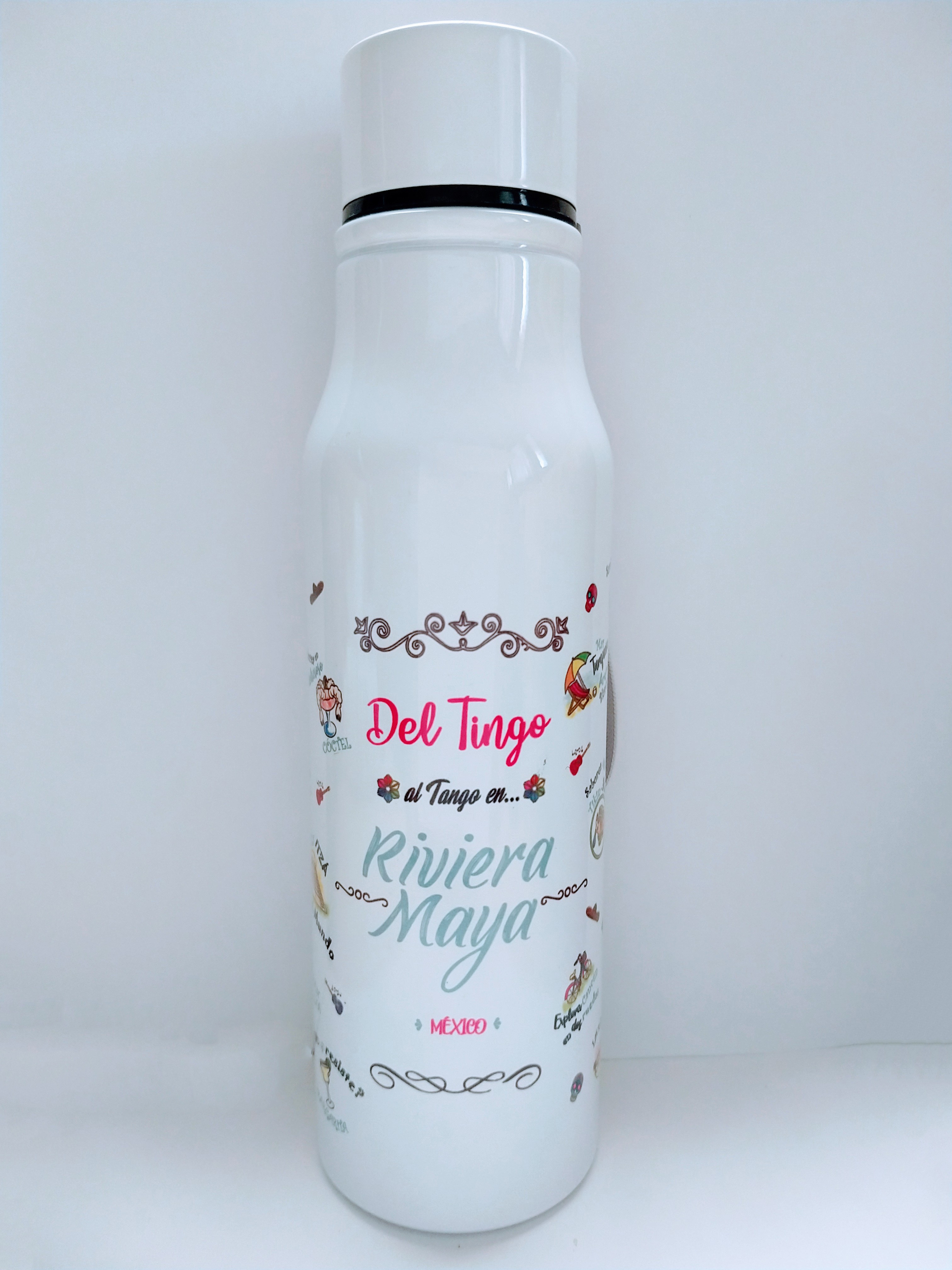 TERMO CON TAPA / VASO
7cm Diámetro
25cm Alto