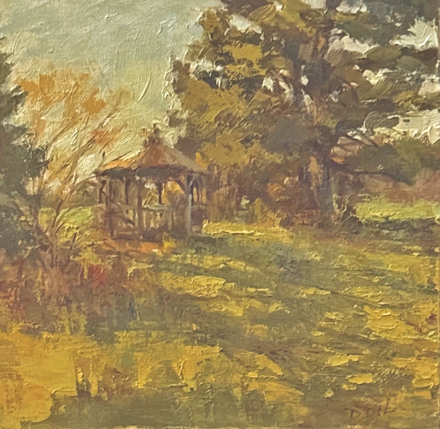 Diaz Autumn Shadows 8" x 8" Oil