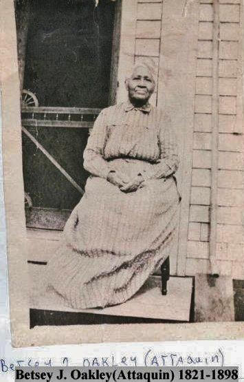 Betsy Jones Attaquin-Oakley -  Wampanoag Mashpee Band. Photo before 1898